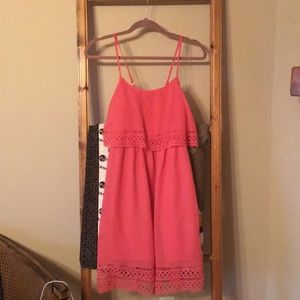 Coral dress